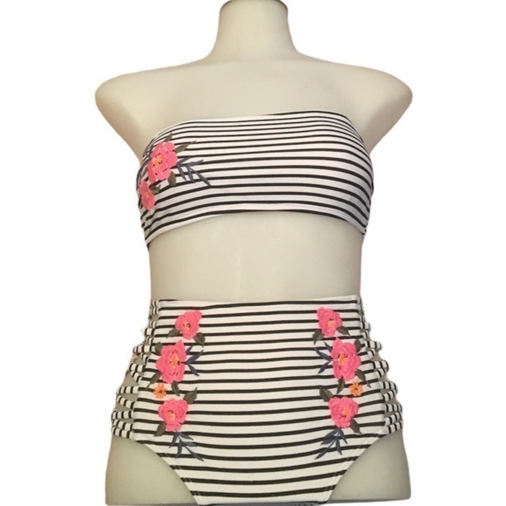 HOLLISTER 2 pc high waist bottom bikini - …
